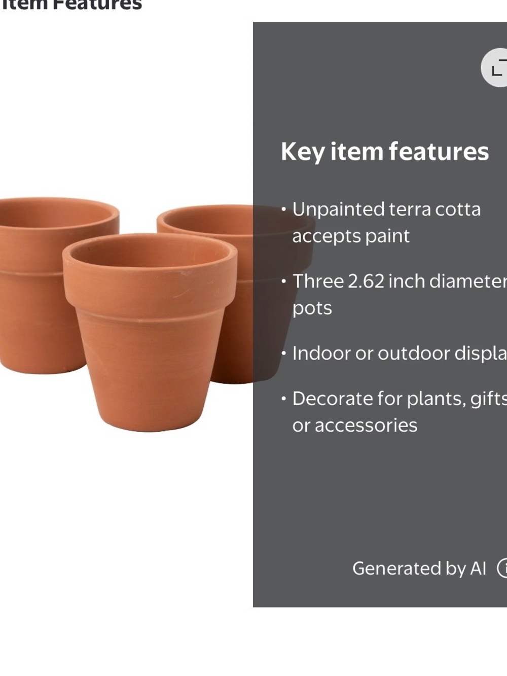 Qty 17 mini planter pots - brand new